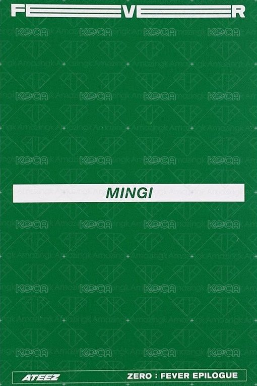 FEVER Epilogue 專輯卡 Diary ver. Limited 背面