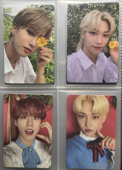 SKZ 城菲花卡+聖誕紅底｜單人不拆