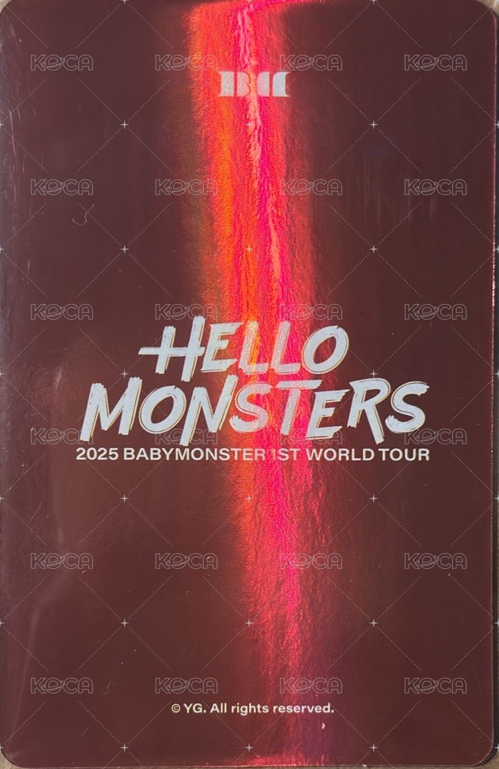 25’世巡 隨機卡 首爾場周 閃卡Rora 背面