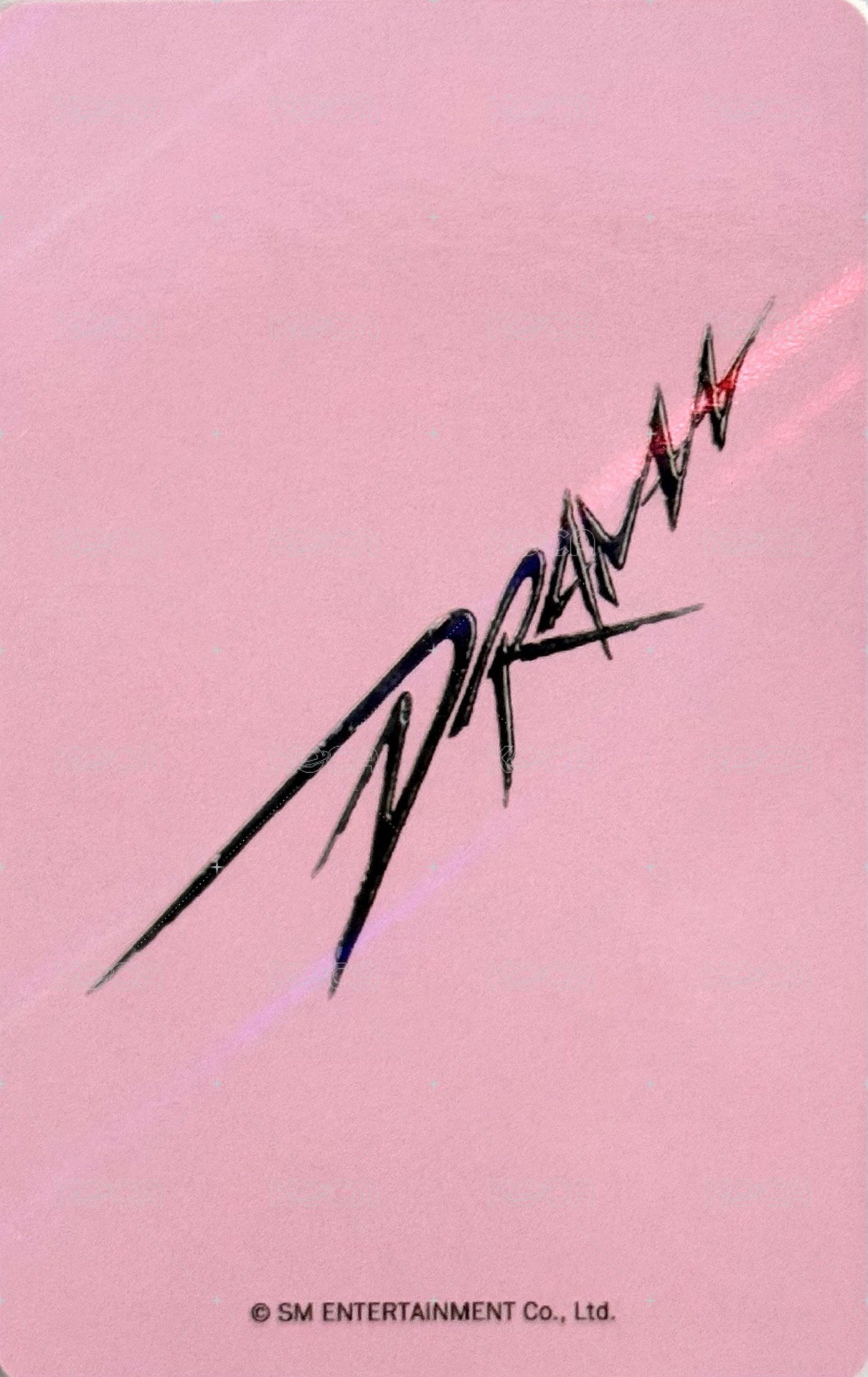 Drama kms 2.0 幸運卡  背面