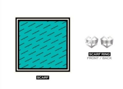 手燈頭巾 全新未拆