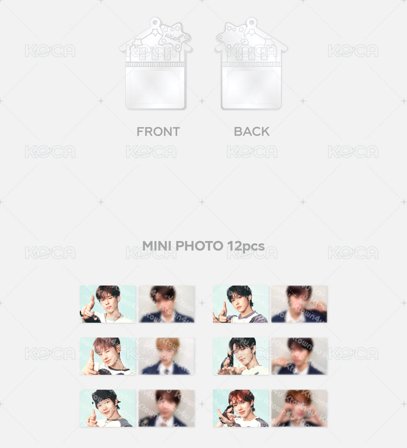 迷你相框鑰匙圈set