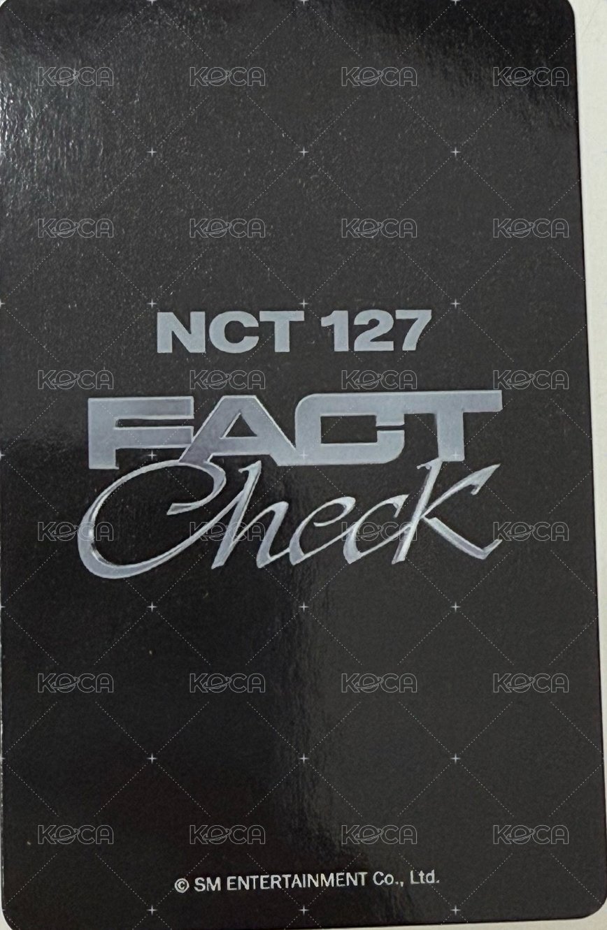 Fact Check kms 特典卡  背面