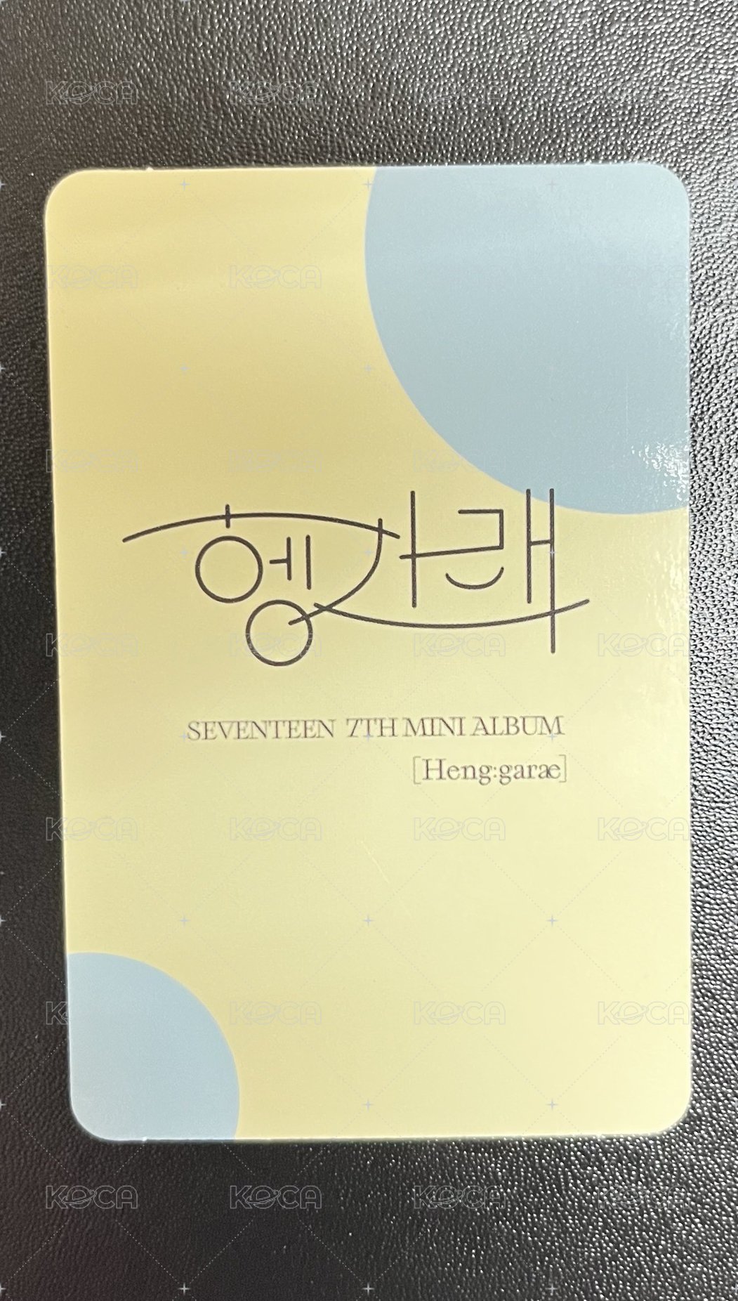 MINI7 新那拉 特典卡  背面