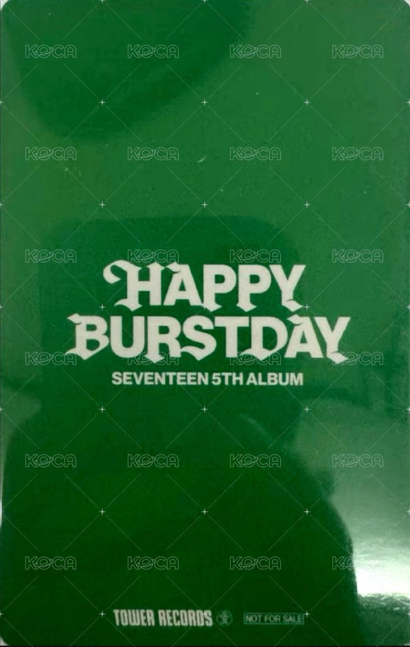 正五 塔店 日通PB ver 特典卡  背面