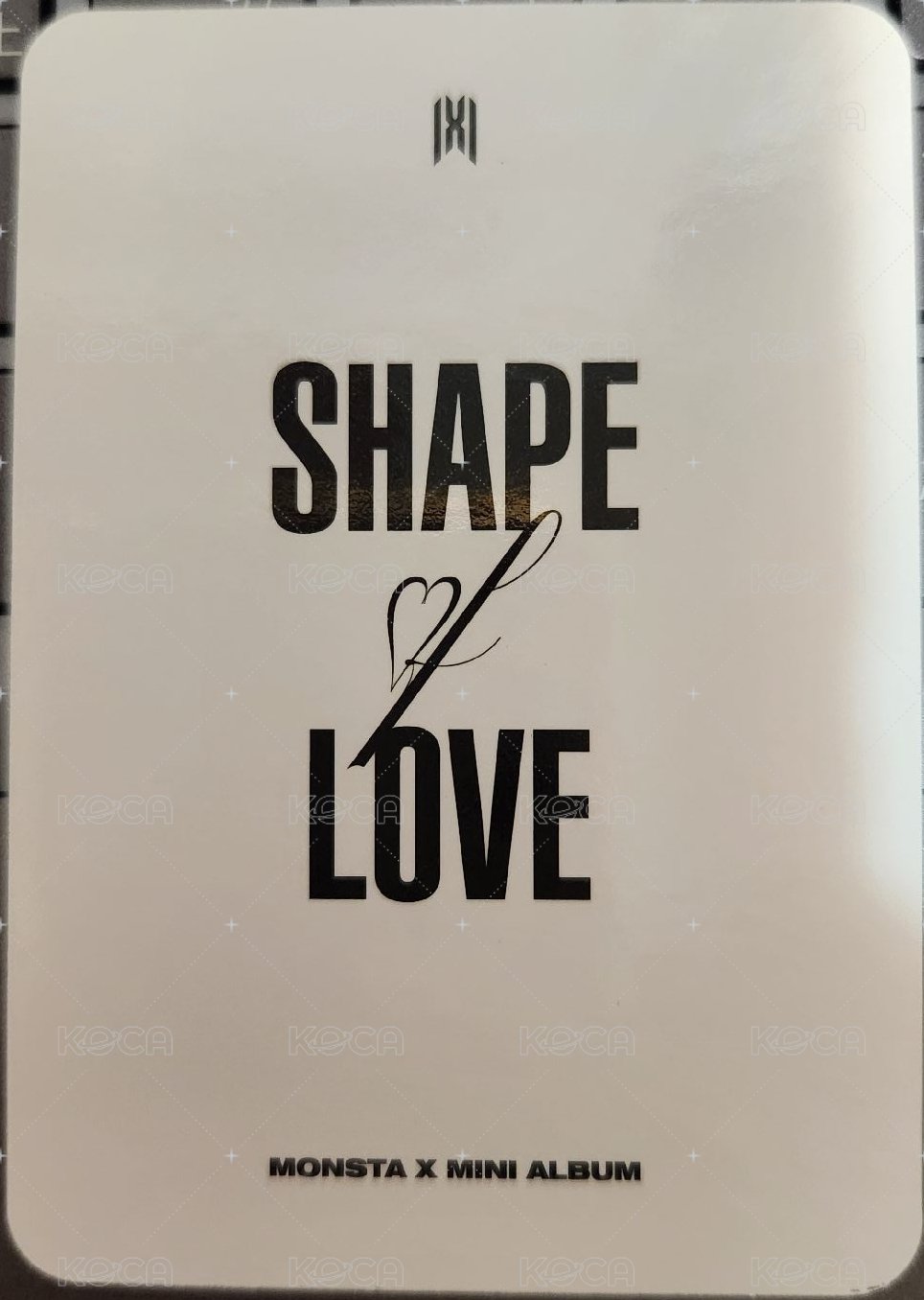 love 專輯卡 V版 背面