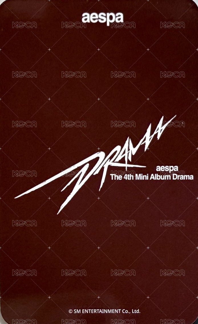 Drama sw 簽售卡 聖誕柚 聖誕帽柚 背面