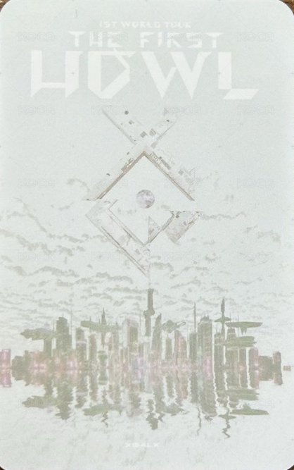 一巡 入場卡 / 場限卡 vip 背面