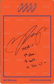 4walls 專輯卡  背面