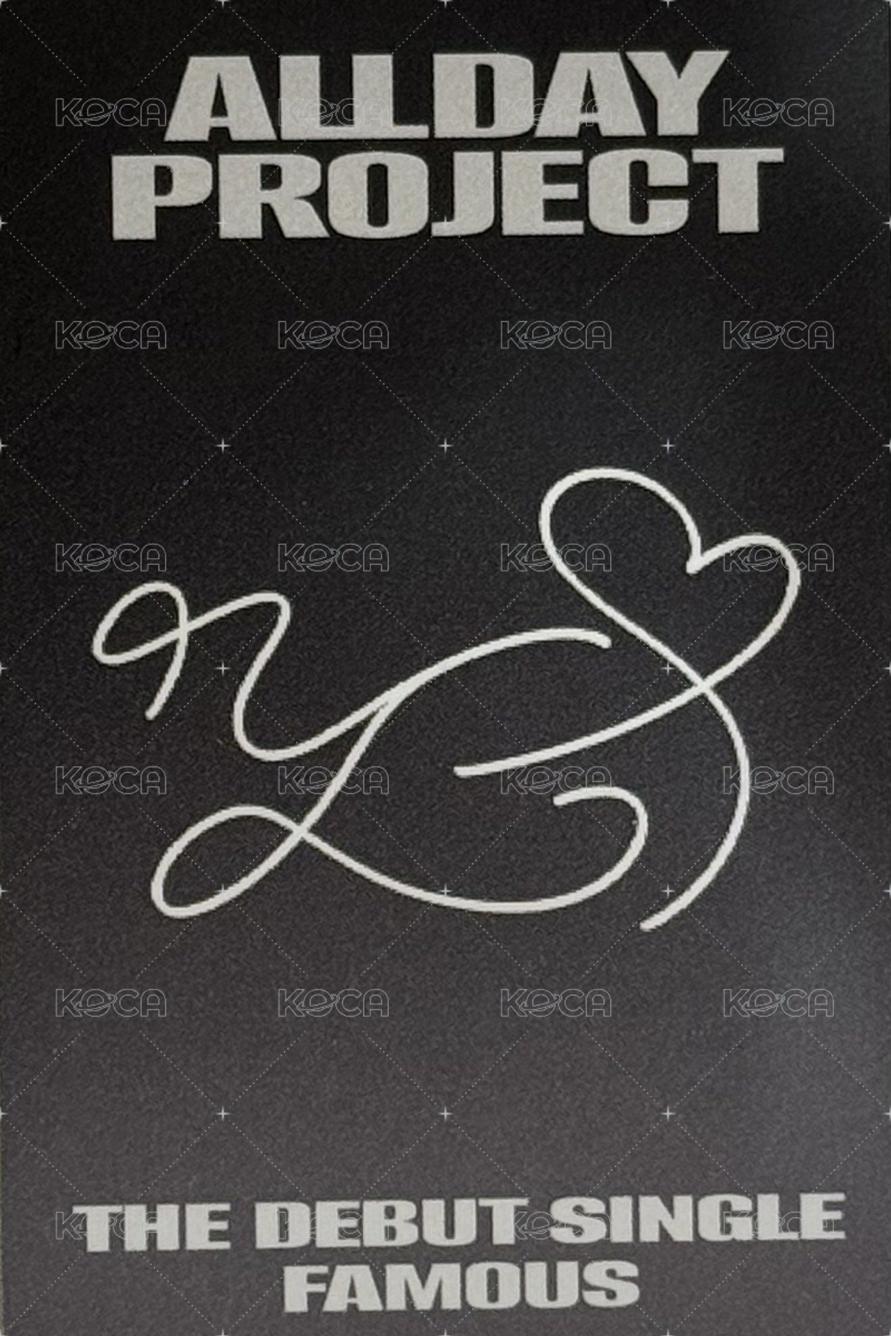 FAMOUS 專輯卡 FAMOUSE ver. 背面