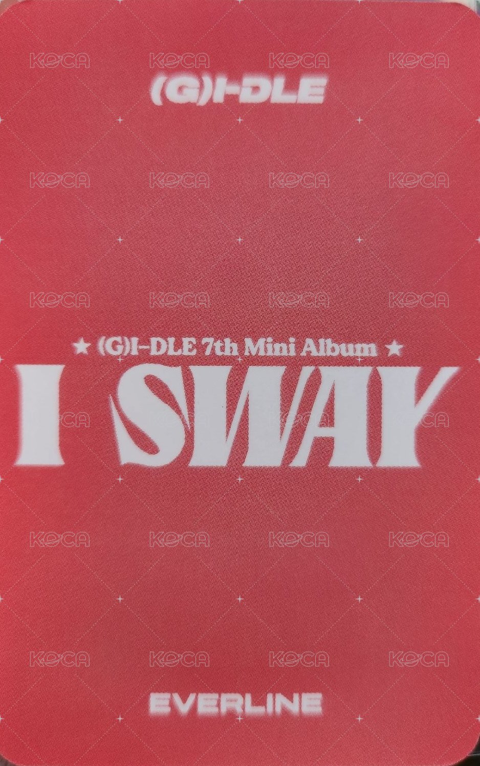 I SWAY el 3.0線上 幸運卡 橘子娟 背面