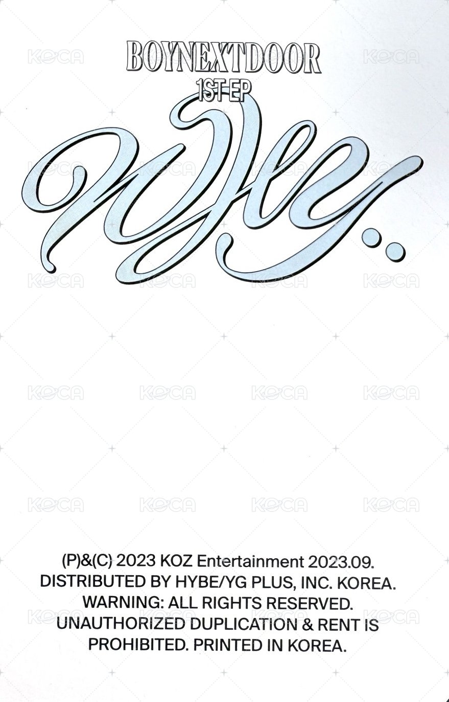 WHY.. km蝦皮 2.0 簽售卡 6 背面