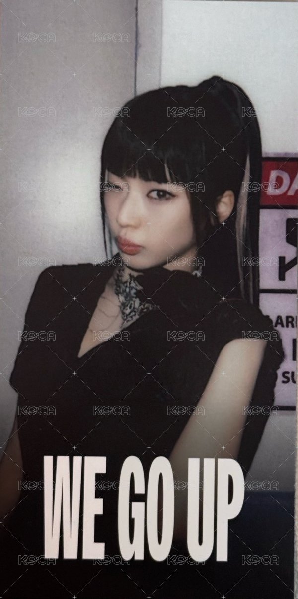 WE GO UP k4 預售 特典卡 票根 正面
