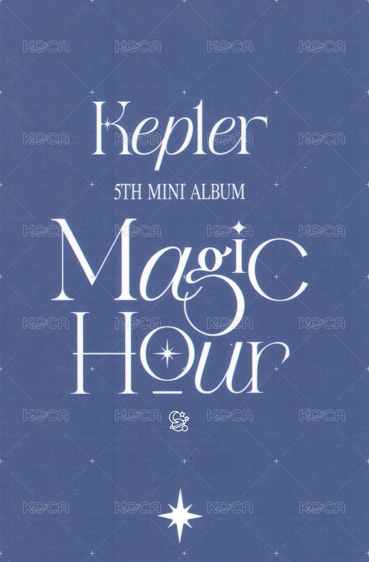 迷五 專輯卡 Moonlighted版 預售禮 背面