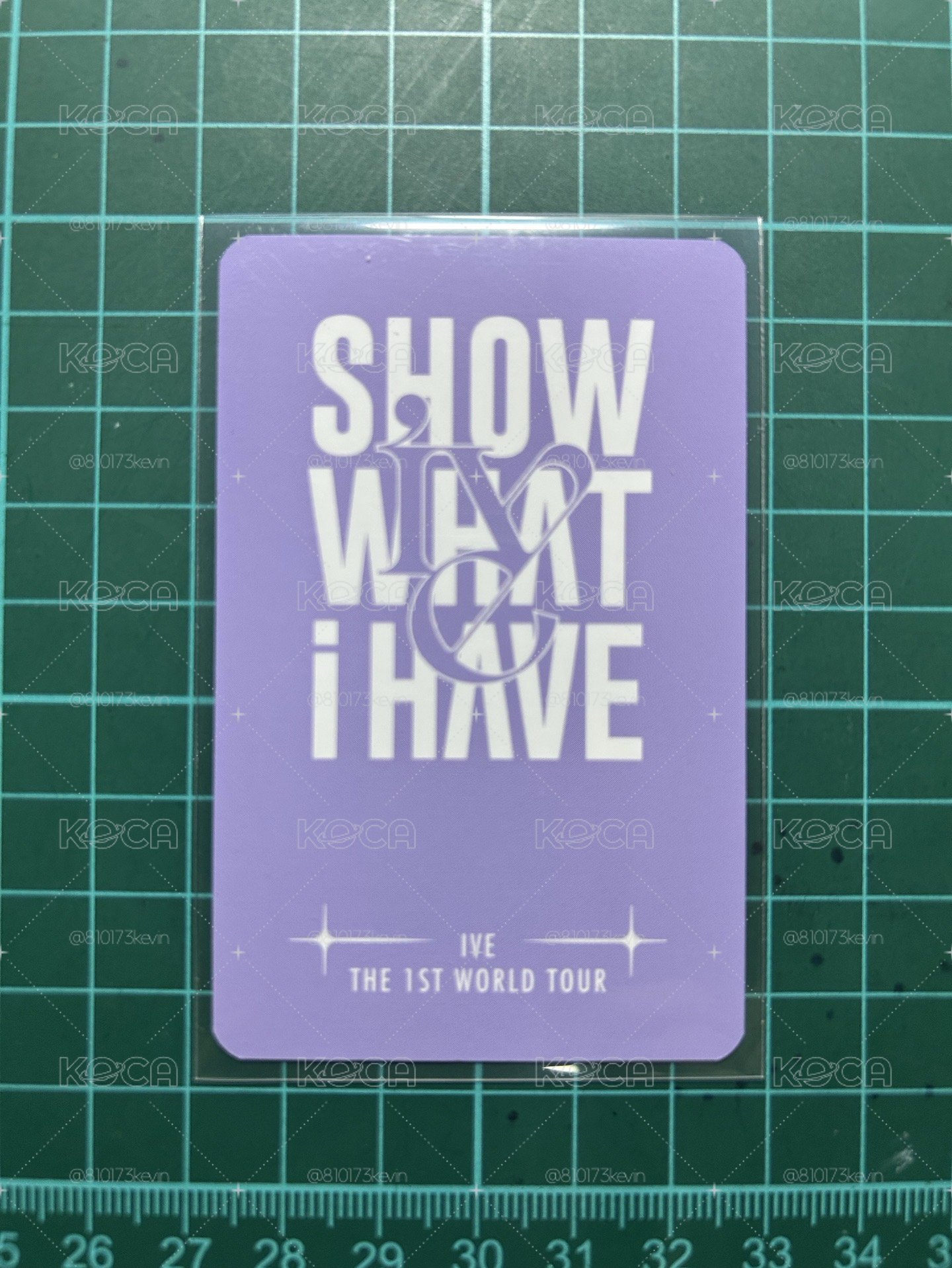 IVE 世巡 隨機卡 張員瑛