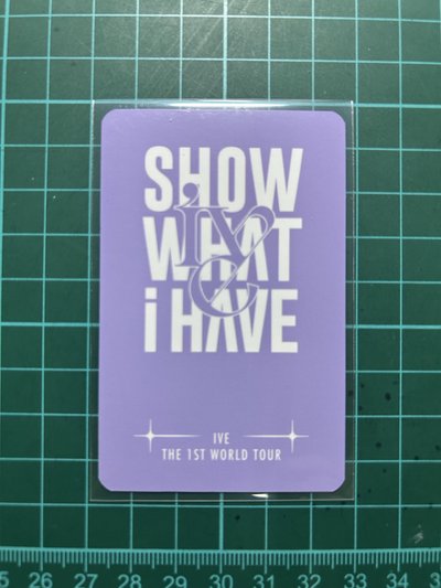 IVE 世巡 隨機卡 張員瑛