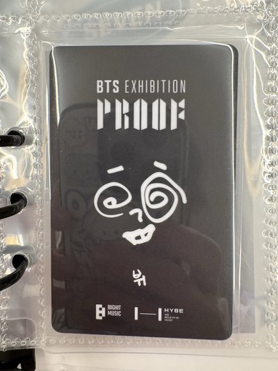 BTS 防彈少年團 金泰亨 V proof 展覽 票卡 小卡