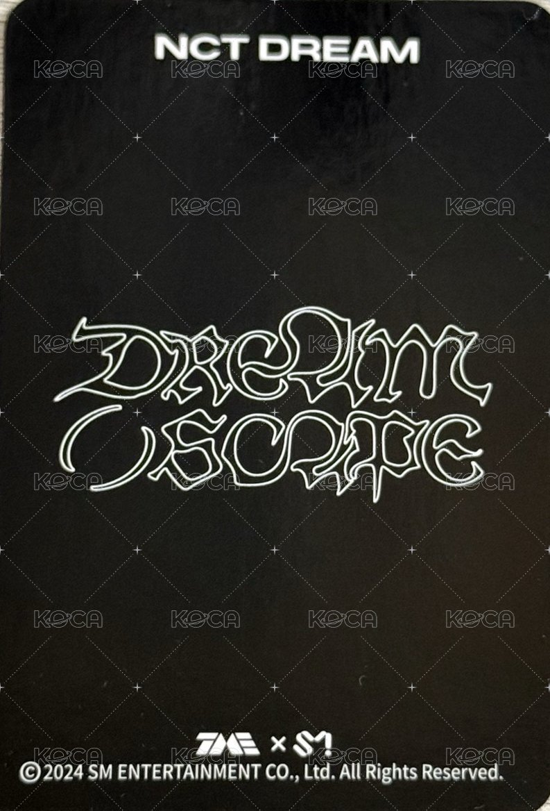 DREAM( )SCAPE QQ音樂 特典卡  背面