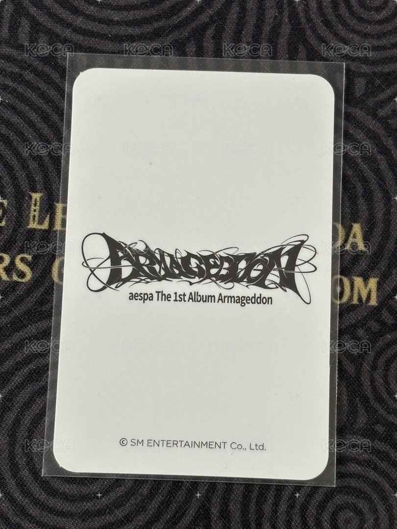 正規一 yes24 直播卡 Zine版 背面