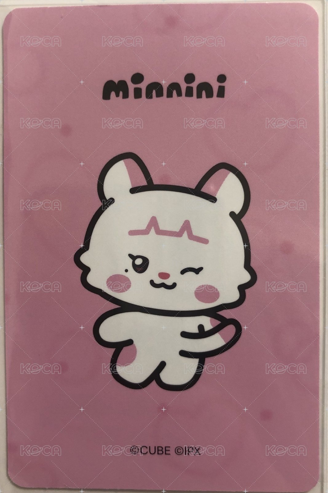 We are 周邊卡 絨毛卡套隨卡 背面