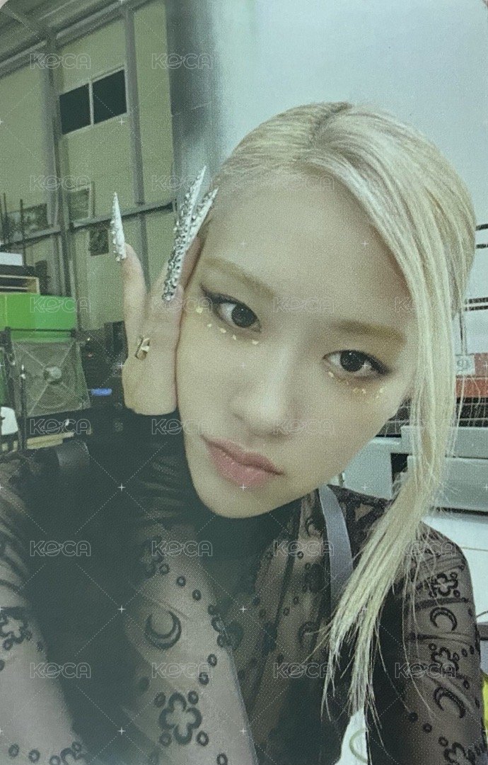 BORN PINK 專輯卡 托臉肉 專卡 正面