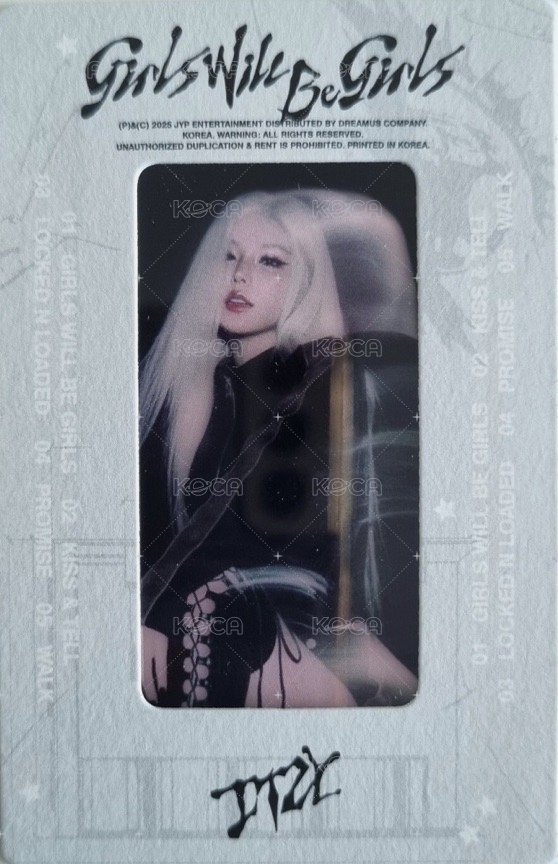 GWBG 專輯卡 卡帶版 預購禮 膠片 正面