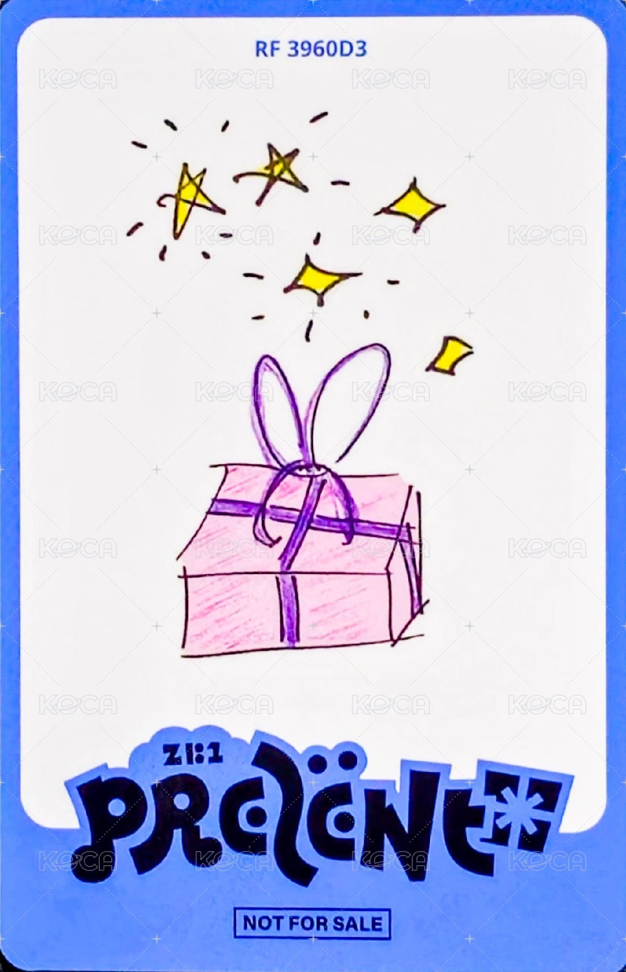 PRESENT  專輯卡 通常盤 ver. 背面