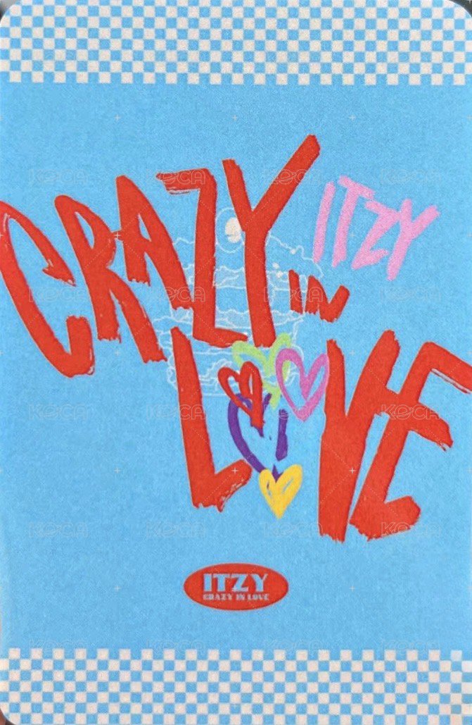 CRAZY IN LOVE wd 2.0 簽售卡  背面