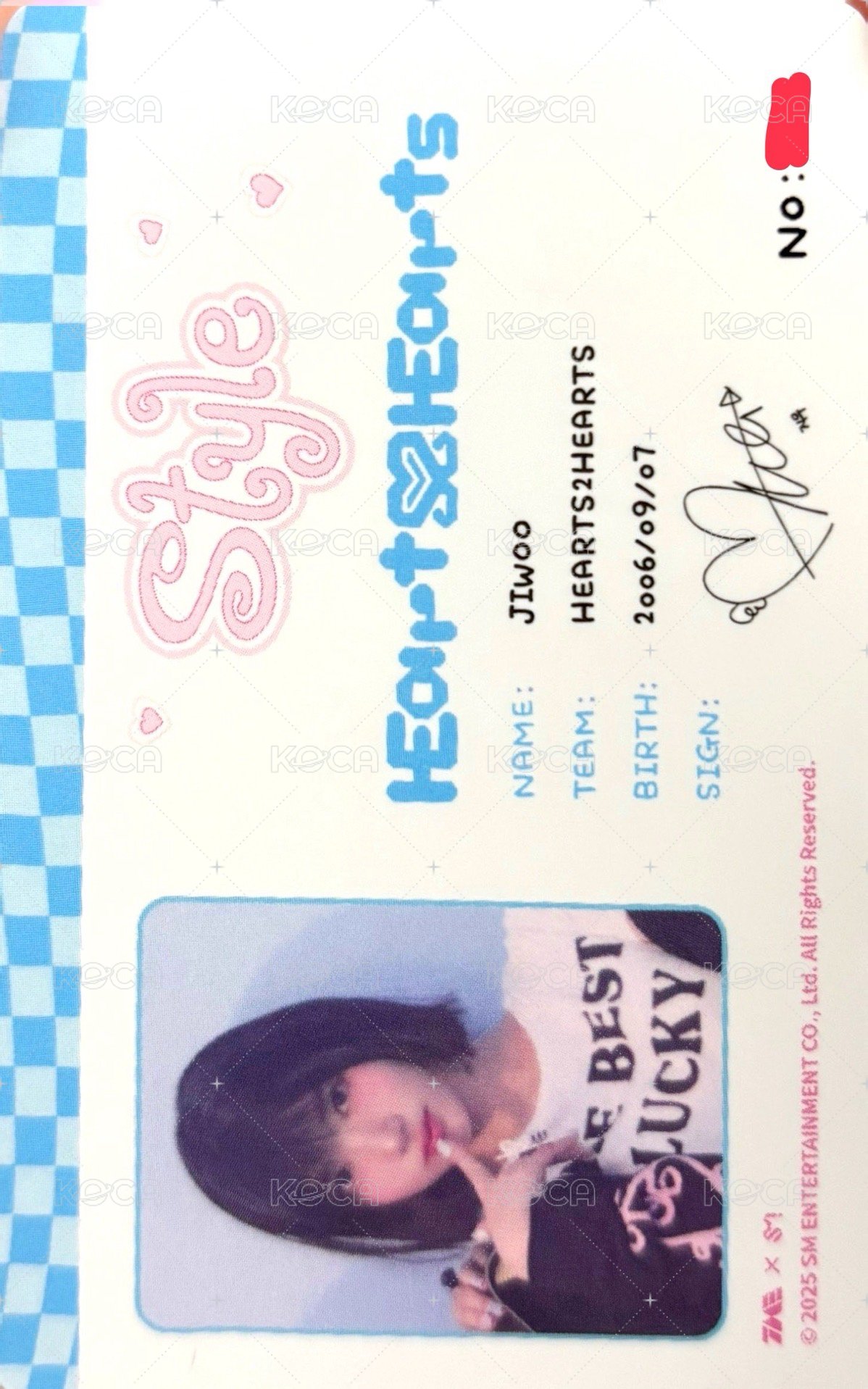 Style QQ音樂 星光卡 五星卡 背面