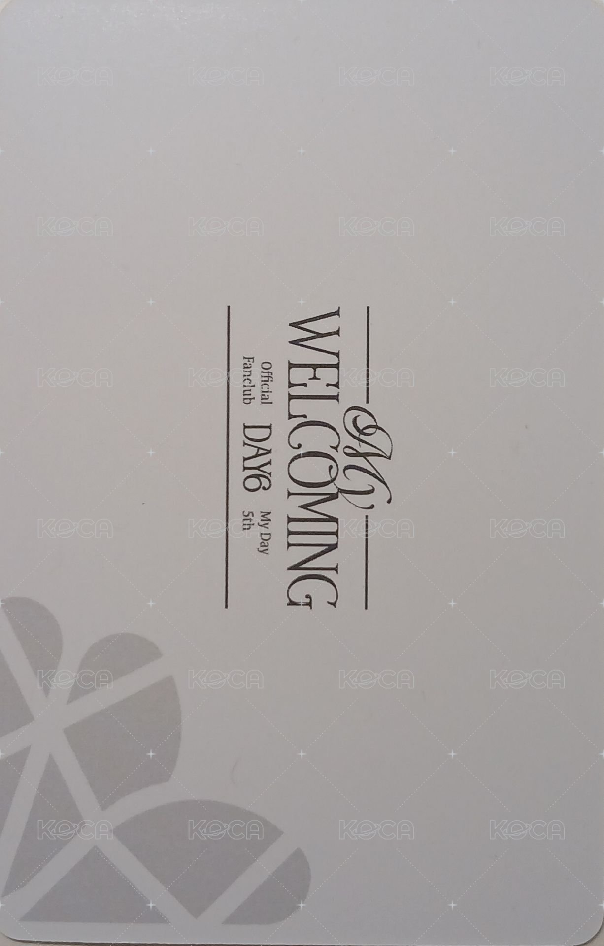 五期會員禮 會員禮卡 ID卡 背面