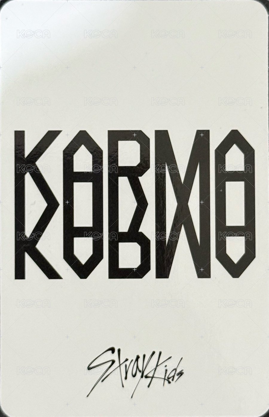 KARMA walmart 特典卡  背面