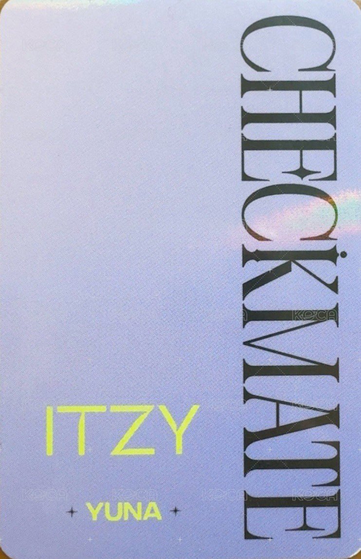 CHECKMATE sw 預售 特典卡  背面