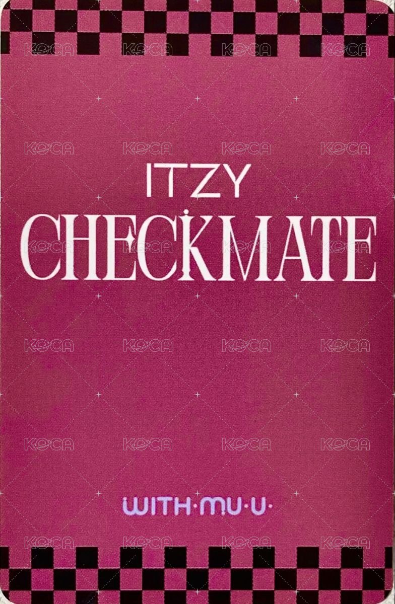 CHECKMATE wm 2.0 簽售卡  背面