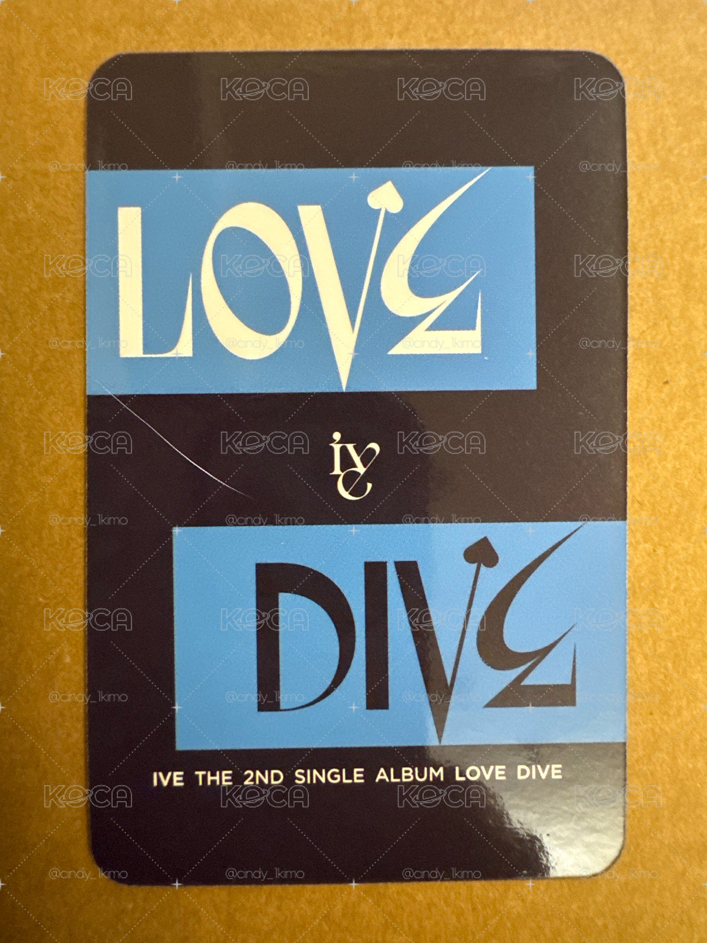 LOVE DIVE sw 2.0 簽售卡 
