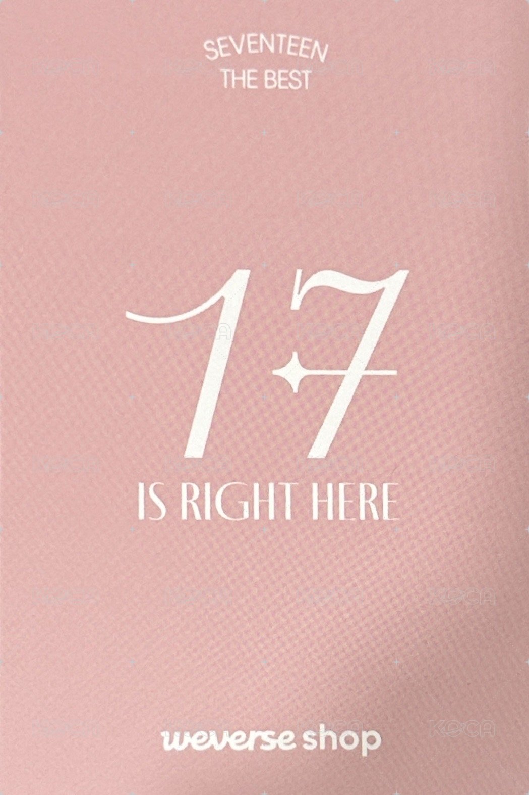 精選專 wvs Dear ver. 特典卡  背面