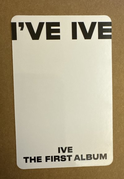 I've IVE 船特 特典卡 