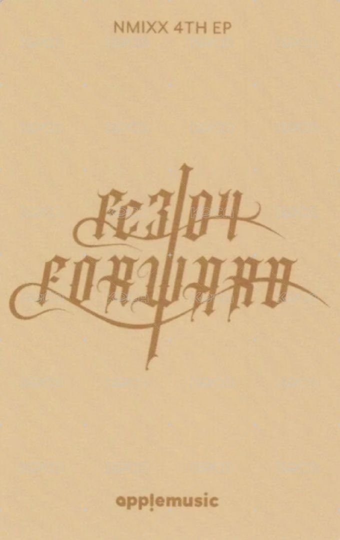 FORWARD am 線下 3.0 簽售卡 汗蒸幕嫄 背面