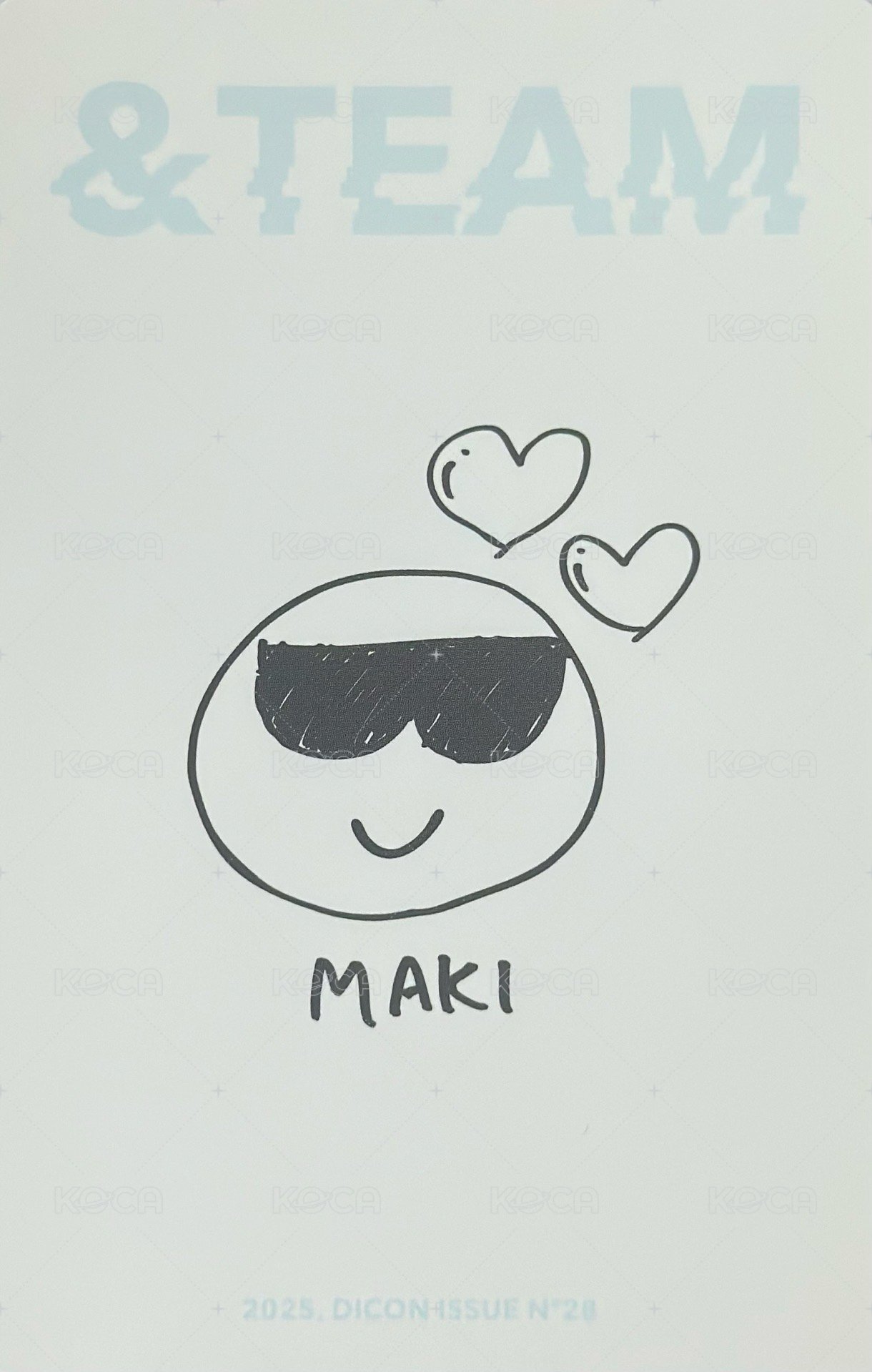 D社 A-TYPE 雜誌卡  背面