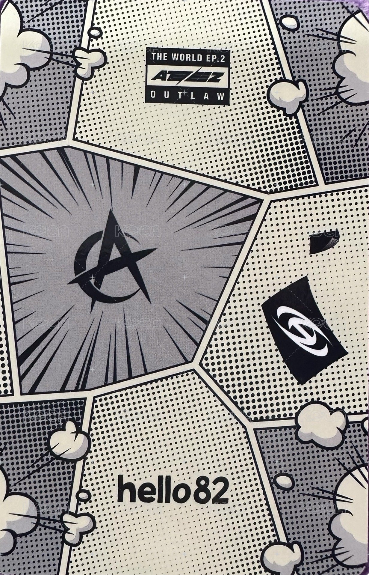 OUTLAW hello82 簽售卡 Outlaw LA簽售卡 背面