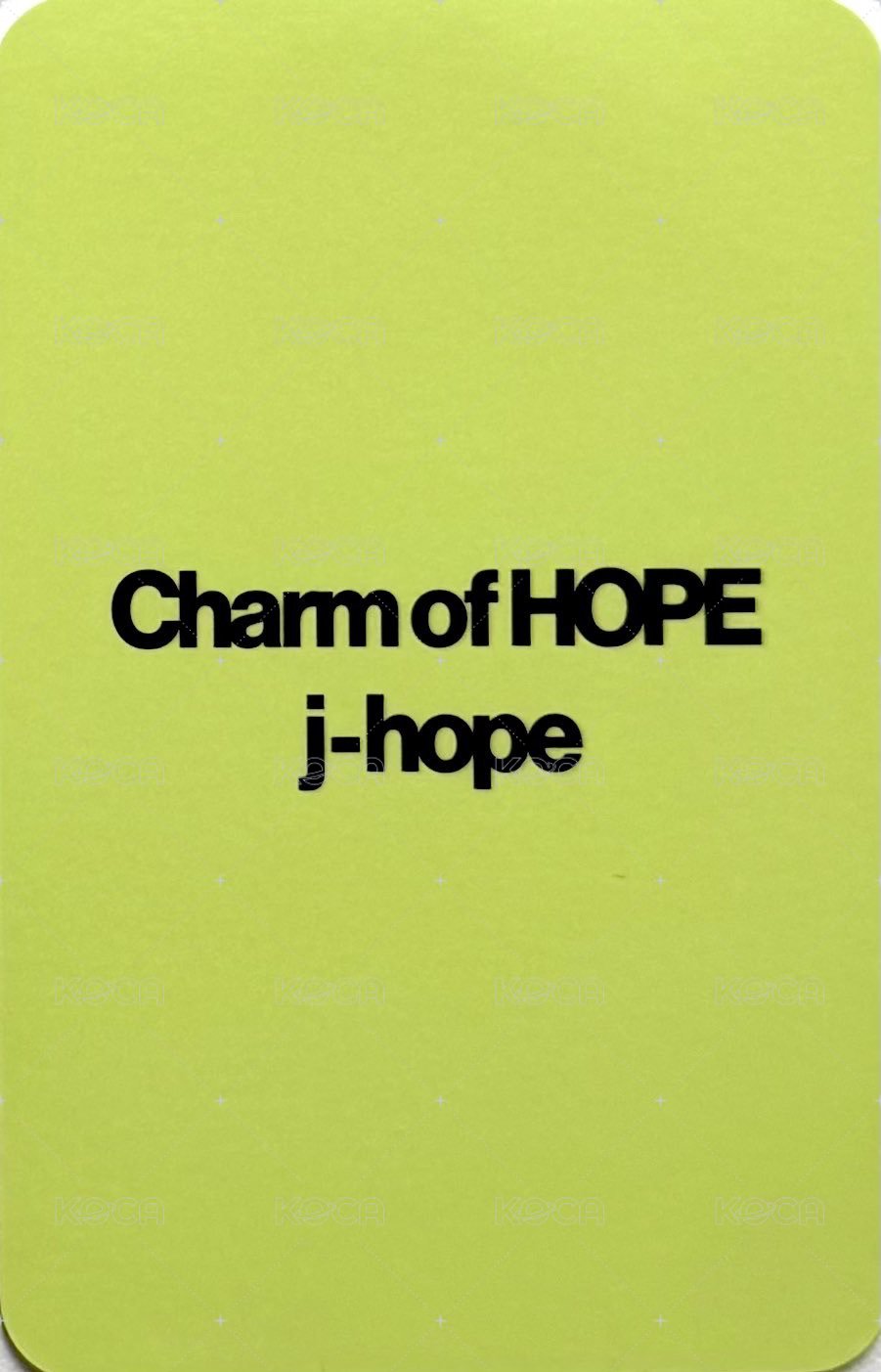 COH MUSINSA 特典卡  背面