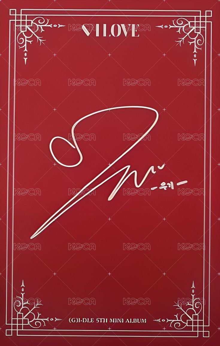 I LOVE 專輯卡 單封版 背面