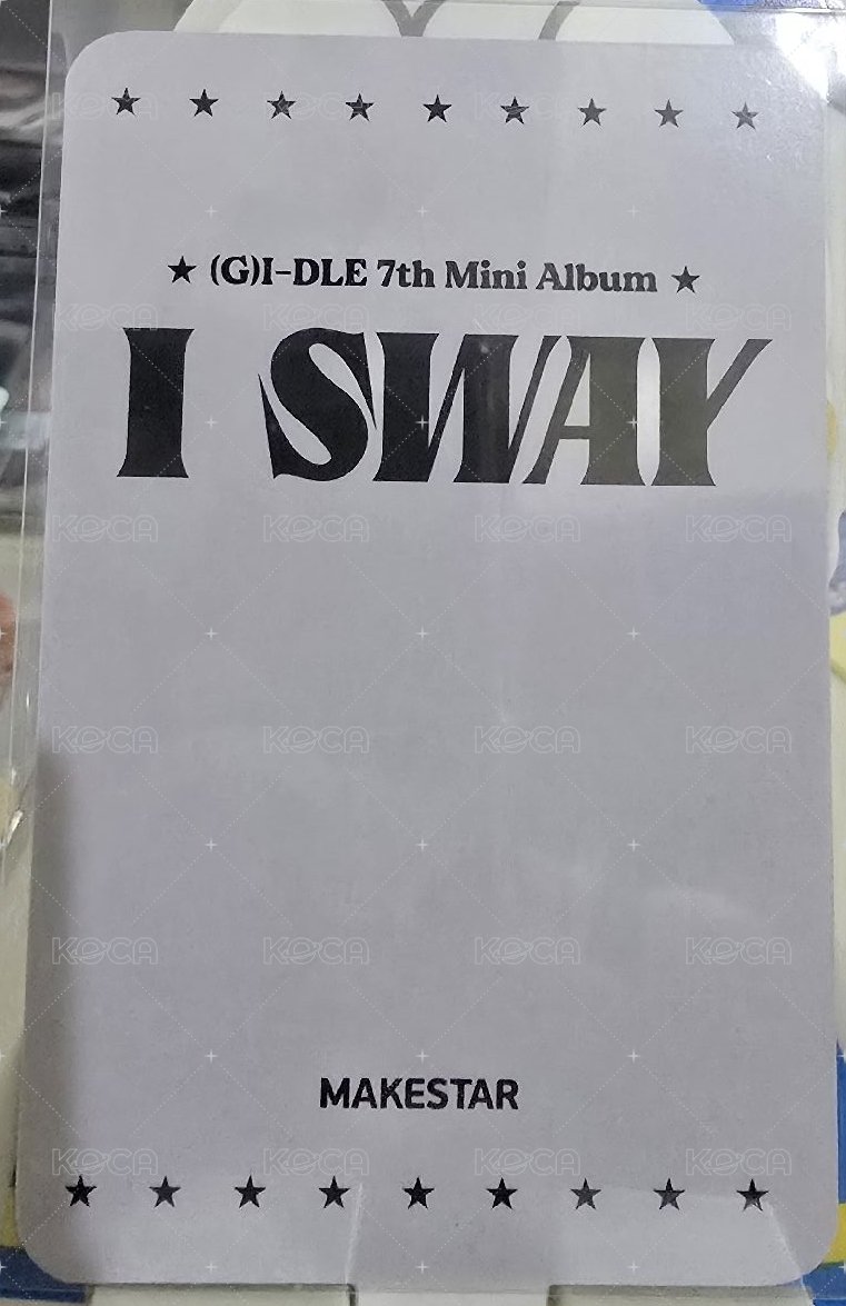 I SWAY ms 5.0 特典卡 羊角帽 背面