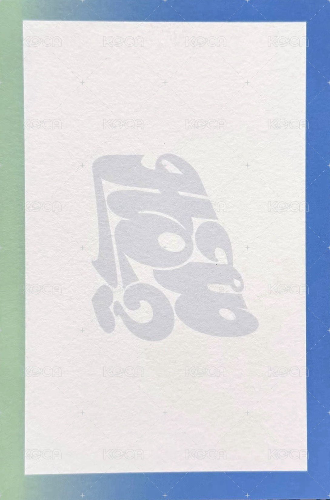 HOW? 明信片 快閃 5 背面