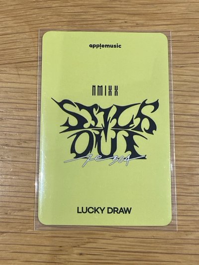 NMIXX Jiwoo amld 幸運卡 焦焦友