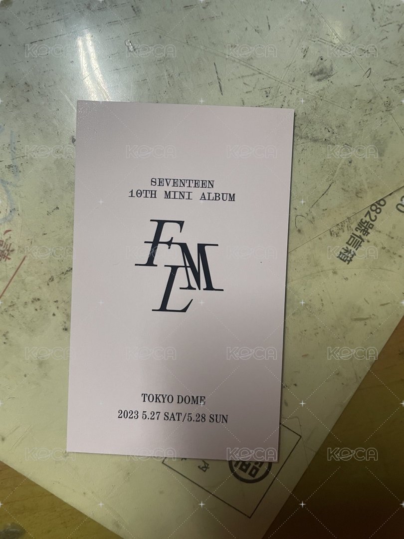 MINI10 入場卡 / 場限卡 ｜環球東京場限 背面