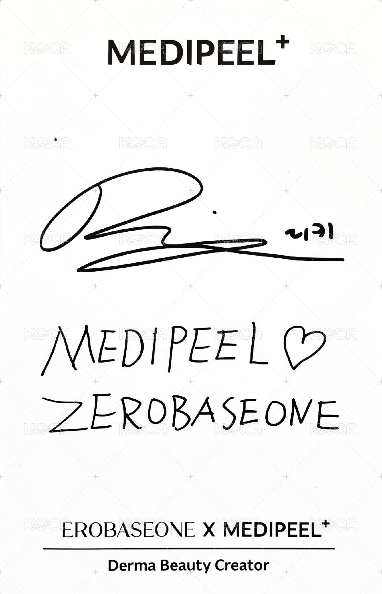 MEDIPEEL 代言卡 2.0 背面