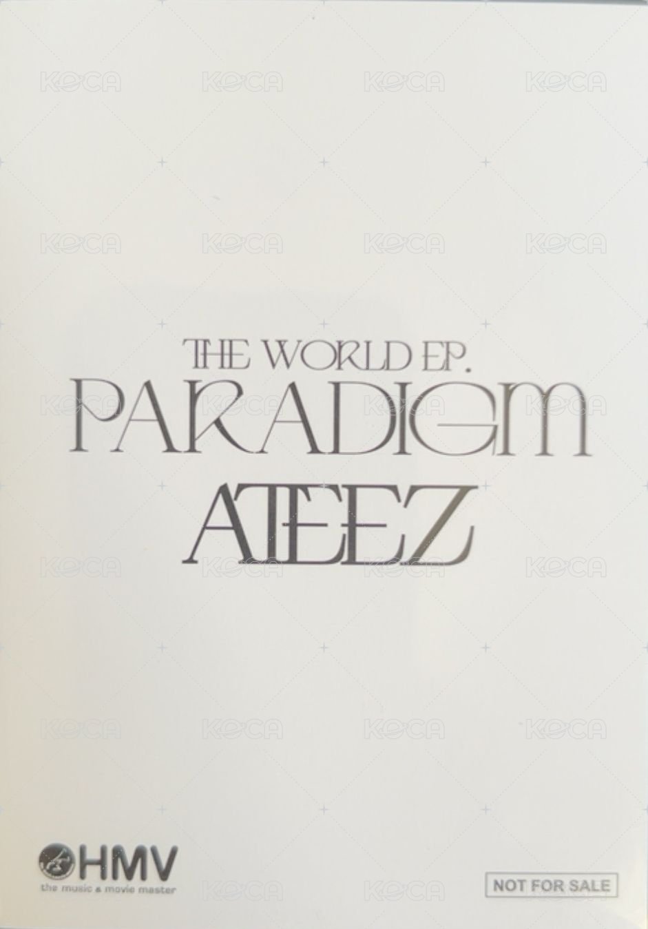 Paradigm hmv 特典卡  背面