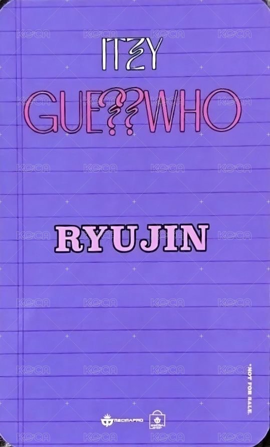 GUESS WHO Mecima 預售 特典卡  背面