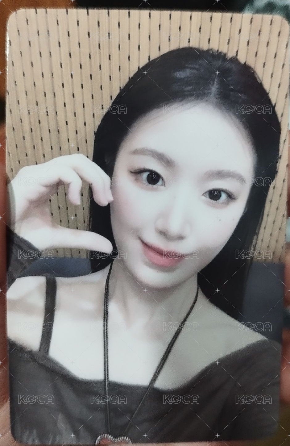 We are kms kms1.0v3 特典卡 比心刷 正面