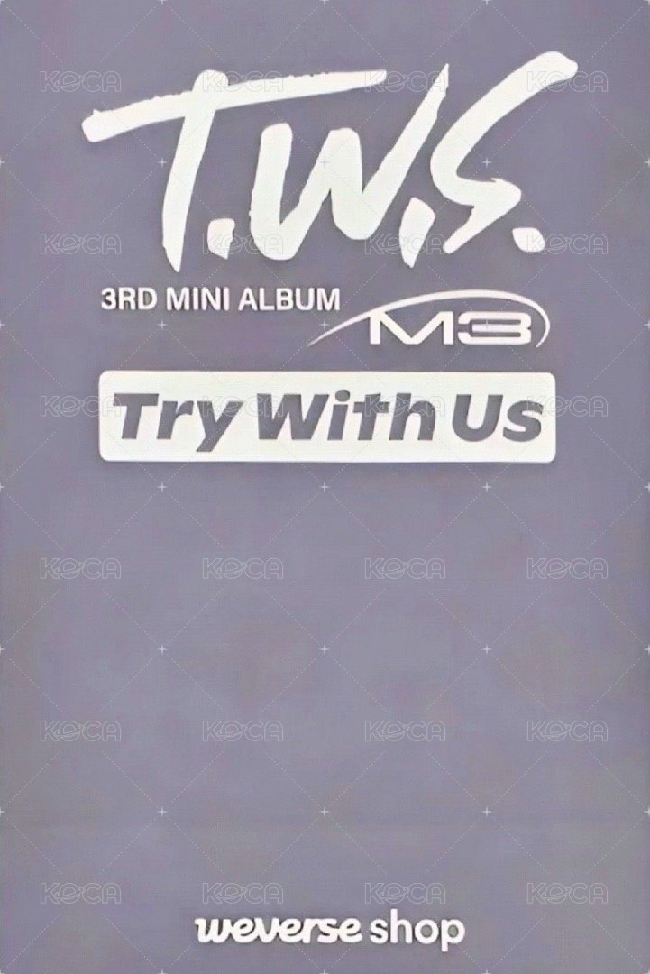TRY WITH US wvs 預售 特典卡 (set) 背面